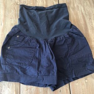 Motherhood maternity navy shorts